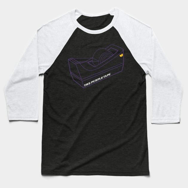 The Purple SCOTCH Tape Baseball T-Shirt by DIGABLETEEZ